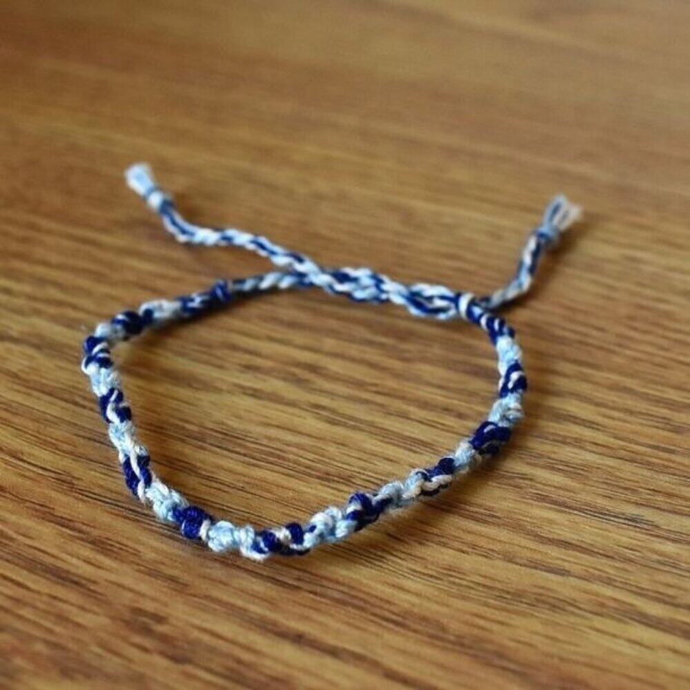 Blue Rope Bracelet